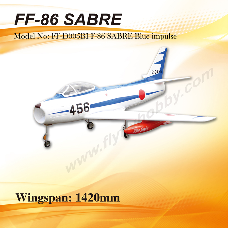 F86 Blue Impulse_Kit w/motor/W/electric gear